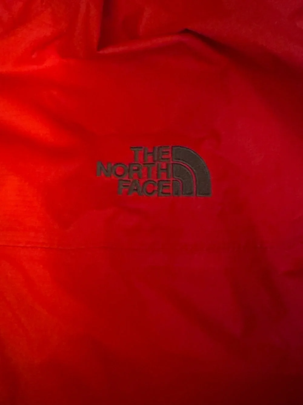 The North Face Red Hooded Windbreaker Jacket